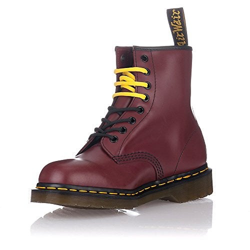 Dr Martens Dr. Martens Unisex 1460 Smooth Leather 8 Eye Boot, Cherry Red, 8 Women/7 Men - Image 1