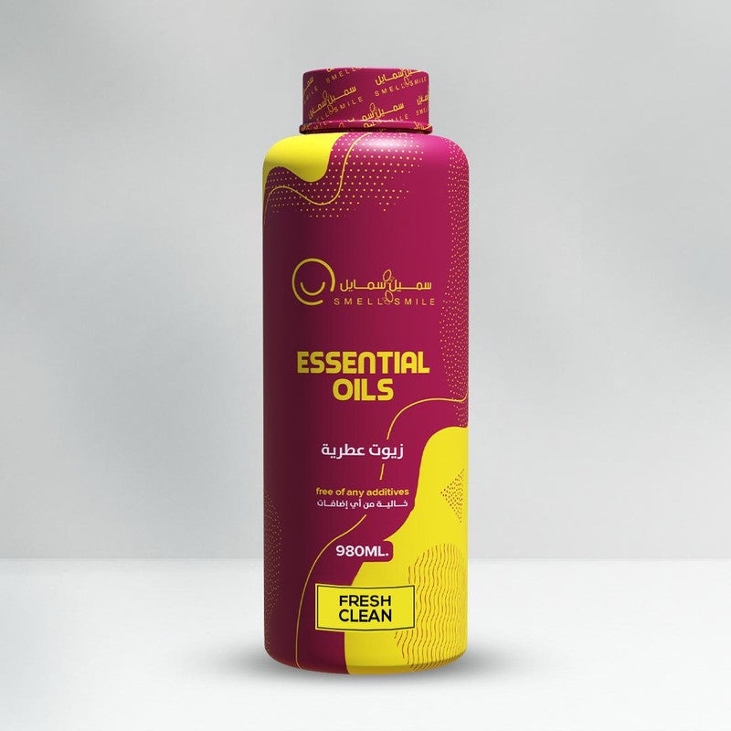 سميل آند سمايل سميل آند سمايل , زيت عطري عطري فريش كلين 980مل