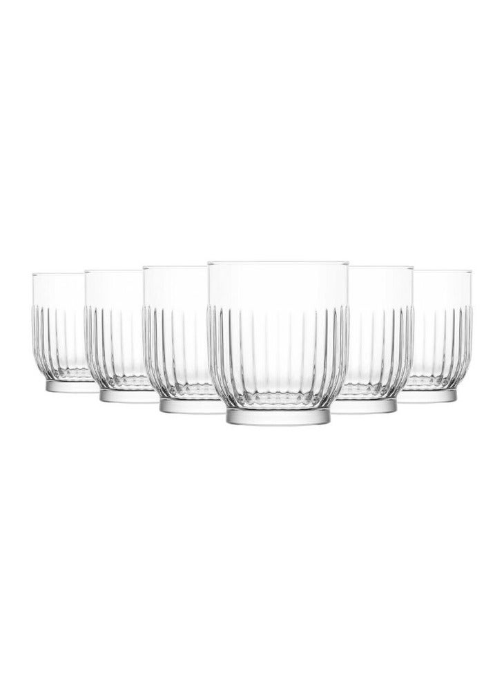 LAV 6 Pieces Tokyo Soft Drink Glass Set 330 Ml - Clear - Image 3