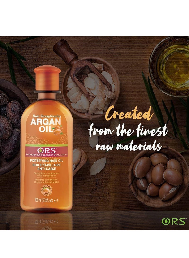 أو آر اس Ors مجموعة العناية الكاملة بالشعر - شامبو ٤٠٠ مل + بلسم ٤٠٠ مل + زيت أرغان ١٠٠ مل - Image 5