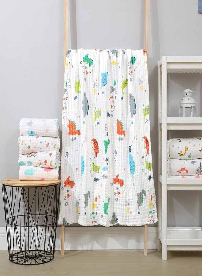 Closecret Muslin Bath Towels 100% Muslin Cotton 50 x 100 cm Extra Soft and Absorbent Baby Muslin Towels for Boys Girls (Pack of 2) - Image 2