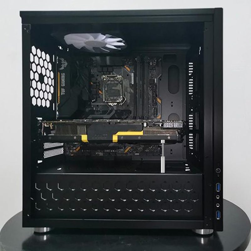 Retractable 74 120MM GPU Support Bracket Anti Sag Graphics Card Holder Aluminum Alloy Stand - Image 4