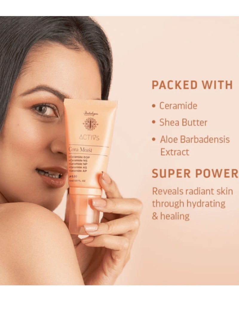 Indulgeo ESSENTIALS Indulgeo Cera Moist- Ceramide Calming Skin Cream Moisturizer 50ml Face Moisturizer - Image 3