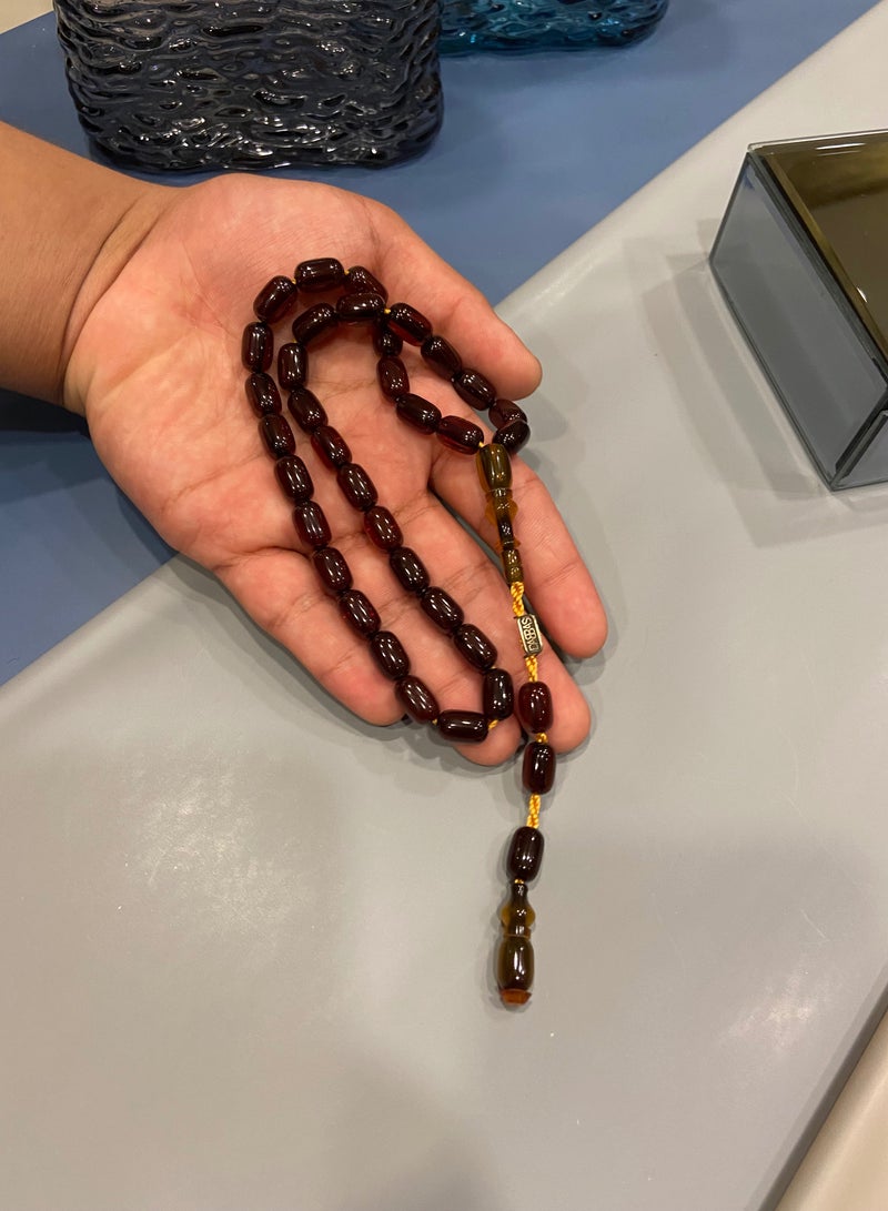 Top Quality Small German Faturan Prayer Beads For Men 33 Beads - Image 1