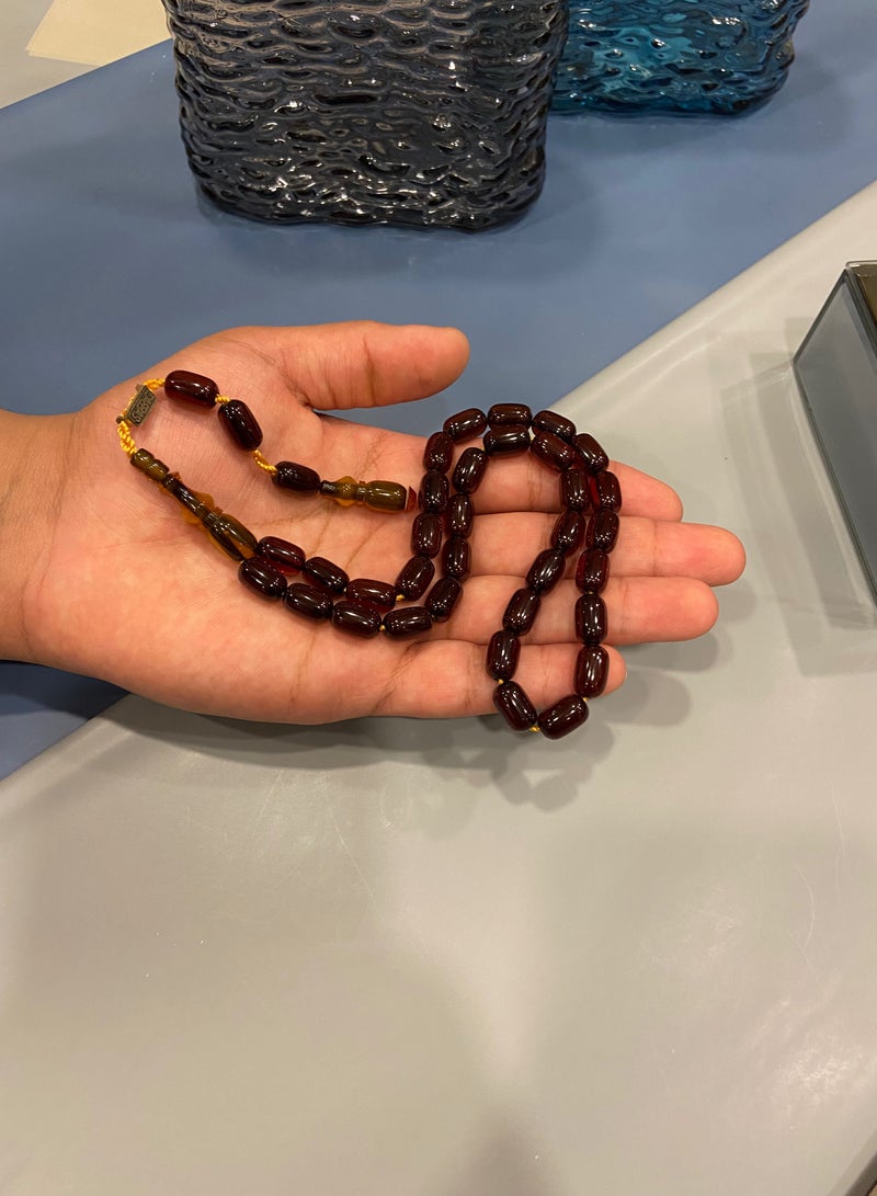 Top Quality Small German Faturan Prayer Beads For Men 33 Beads - Image 2