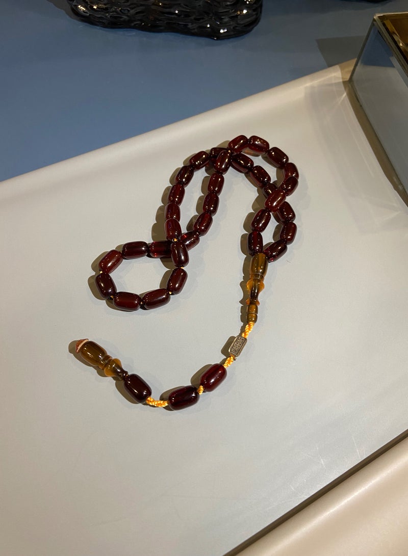 Top Quality Small German Faturan Prayer Beads For Men 33 Beads - Image 5