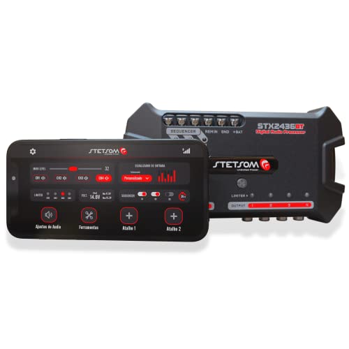 Stetsom STX 2436 Bluetooth DSP PRO - Digital Signal Processor, DSP PRO, Equalizer, Exclusive APP, Band Graphic, High Precision Crossover, Filters, Voltmeter, Limiter, Digital Audio Processor - Image 2