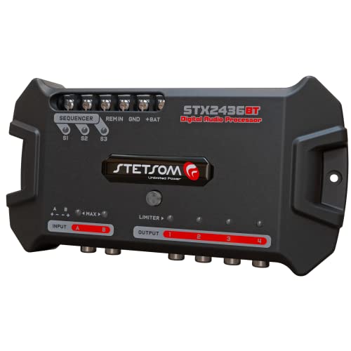Stetsom STX 2436 Bluetooth DSP PRO - Digital Signal Processor, DSP PRO, Equalizer, Exclusive APP, Band Graphic, High Precision Crossover, Filters, Voltmeter, Limiter, Digital Audio Processor - Image 3