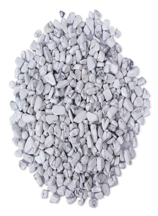 gemshan 2lb Natural White Rocks 7mm-9mm, River Rocks for Plants Succulents, Withe Stone Pebbles for Aquarium Vase Decoration - Image 2