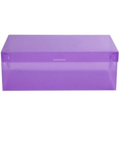 Clear Foldable Shoe Storage Boxes 1 Pack Stackable Heavy Duty Plastic Boot Storage Boxes Boot & Shoe Box Organizers
