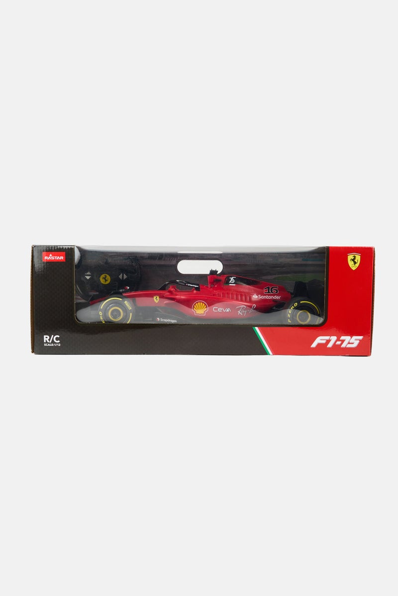 RASTAR RC 1/12 Ferrari F1-75 Model Car, Red  - Image 1