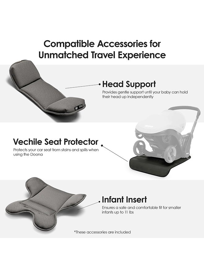 Doona+ Baby Car Seat and Travel Stroller, Convertible 0+ Infant Car Seat and Pram Combo, 5-Point Harness, Ergonomic Pushchair and Travel System, Royal Blue, ISOFIX Base Sold Separately - Image 5