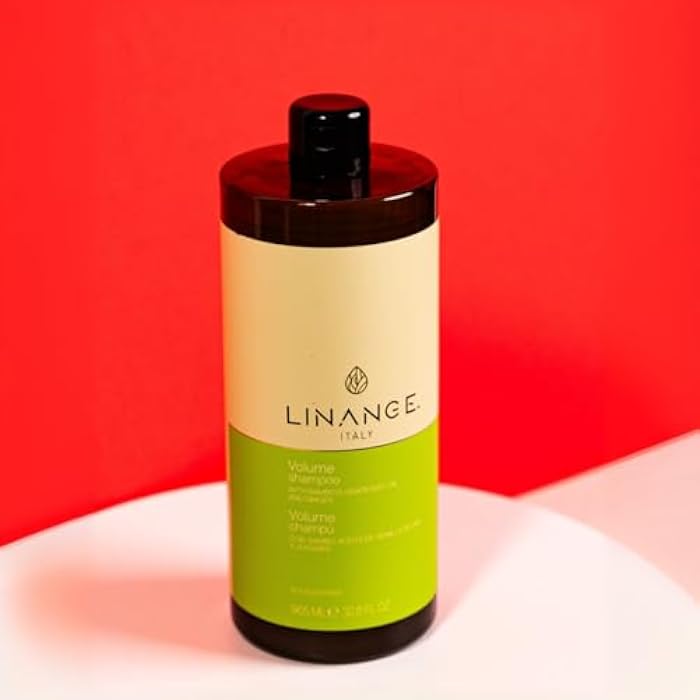 LINANGE Volume Shampoo with Bamboo, Grapeseed Oil & Ginger Extracts for Chemically Treated Hair | Revitalizing & Hydrating Shampoo - 965ml / 32.6 oz. - Image 3