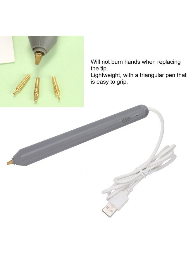 Garosa Hot Foil Embossing Stamping Pen Usb Heat Foil Pen With 4 Heating Pen Tip For Card Making Craft Scrapbooking Drawing Pen  - Image 3