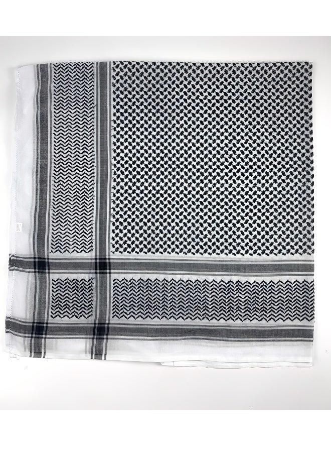 شماغ عربي كوفيّة شاحط الصحراء الشرق أوسطي للرجال أو النساء غطاء رأس متعدد الاستخدامات مثالي للرحلات الصحراوية والمغامرات الخارجية والملابس الثقافية - Image 5