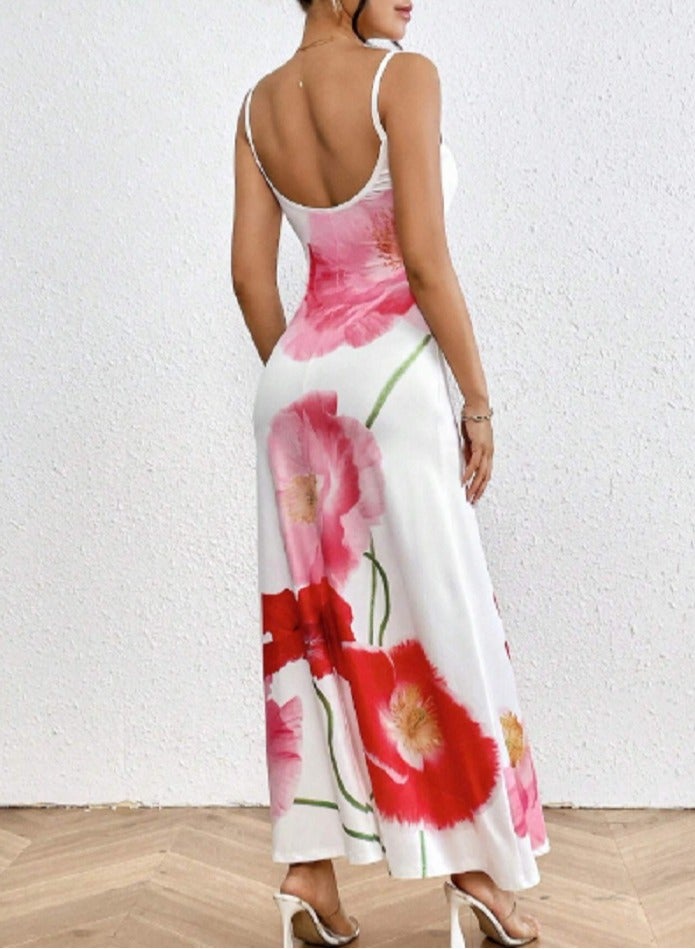 Shein SHEIN Ladies' Floral Printed Spaghetti Strap Dress  - Image 3