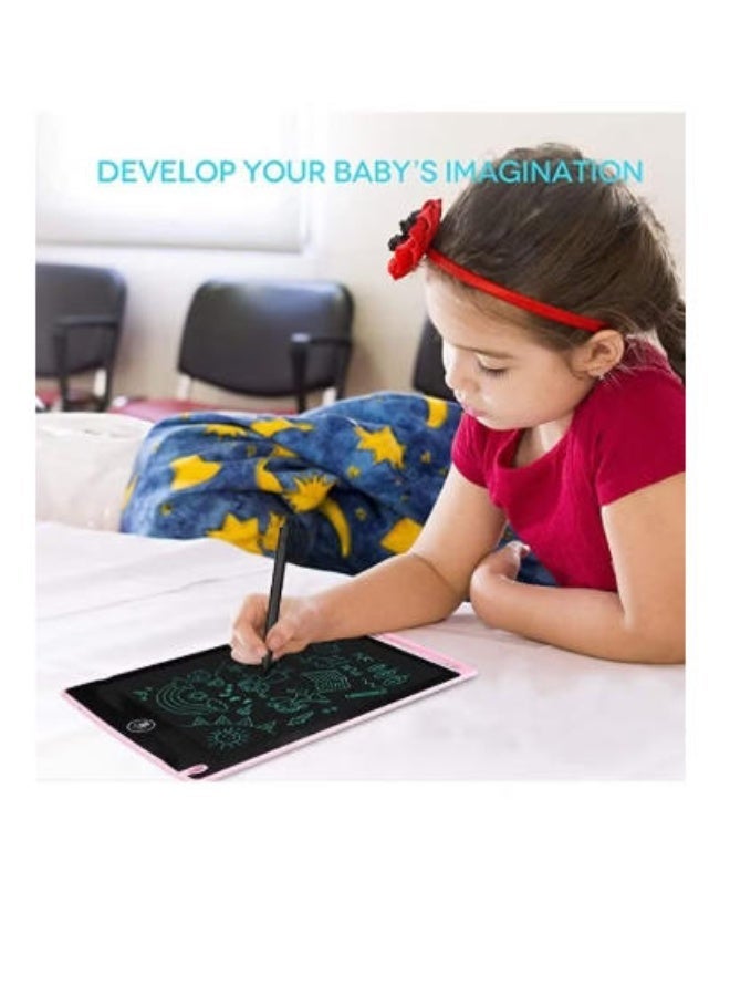 EXMY 8.5 Inch Children's Drawing Board Color LCD Handwriting Board  Light Energy Electronic Small Blackboard Intelligent LCD Writing Board Drawing Board-Blue - Image 2