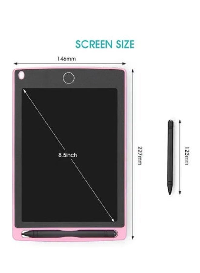 EXMY 8.5 Inch Children's Drawing Board Color LCD Handwriting Board  Light Energy Electronic Small Blackboard Intelligent LCD Writing Board Drawing Board-Blue - Image 1