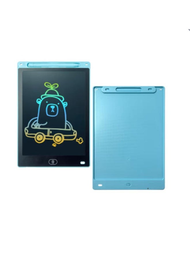 EXMY 8.5 Inch Children's Drawing Board Color LCD Handwriting Board  Light Energy Electronic Small Blackboard Intelligent LCD Writing Board Drawing Board-Blue - Image 4