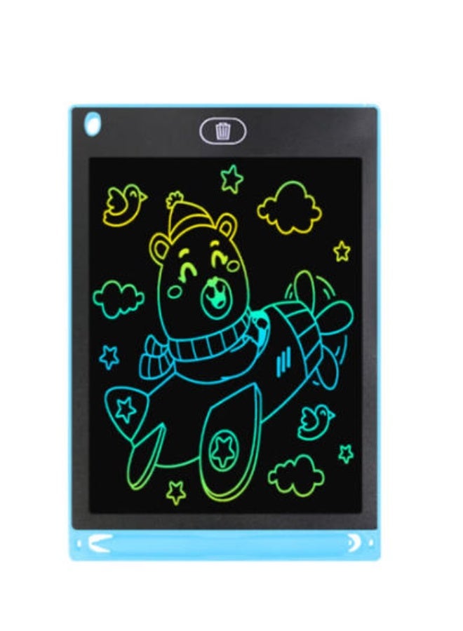 EXMY 8.5 Inch Children's Drawing Board Color LCD Handwriting Board  Light Energy Electronic Small Blackboard Intelligent LCD Writing Board Drawing Board-Blue - Image 5