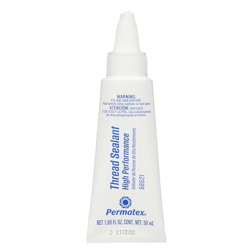 Permatex 56521 High Performance Thread Sealant ,Thread Lock & Screw Glue for Bolts Nuts & Fasteners to Prevent Loosening & Corrosion, Removable w/ Hand Tools 50 ml - Image 2