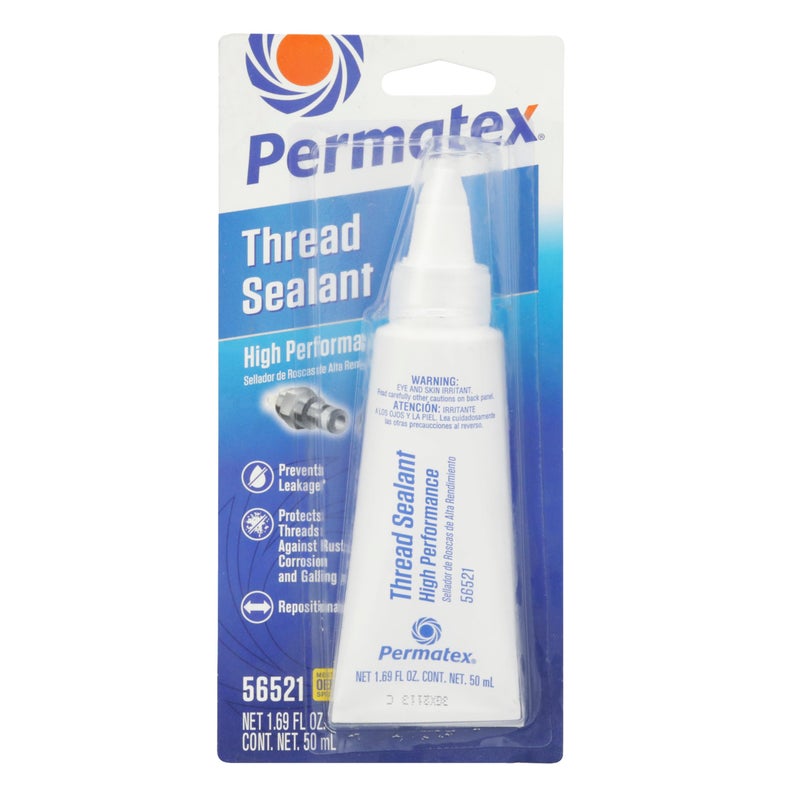 Permatex 56521 High Performance Thread Sealant ,Thread Lock & Screw Glue for Bolts Nuts & Fasteners to Prevent Loosening & Corrosion, Removable w/ Hand Tools 50 ml - Image 5
