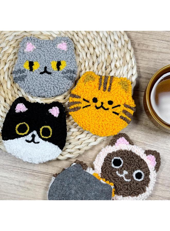 الأزرق جي دبليو طقم أكواب إبرة Morledoa، أطقم إبرة لكمة للبالغين المبتدئين، طقم إبرة لكمة مع لباد لاصق، خيوط، حلقة تطريز، تعليمات، أطقم أكواب إبرة لكمة DIY - Image 4