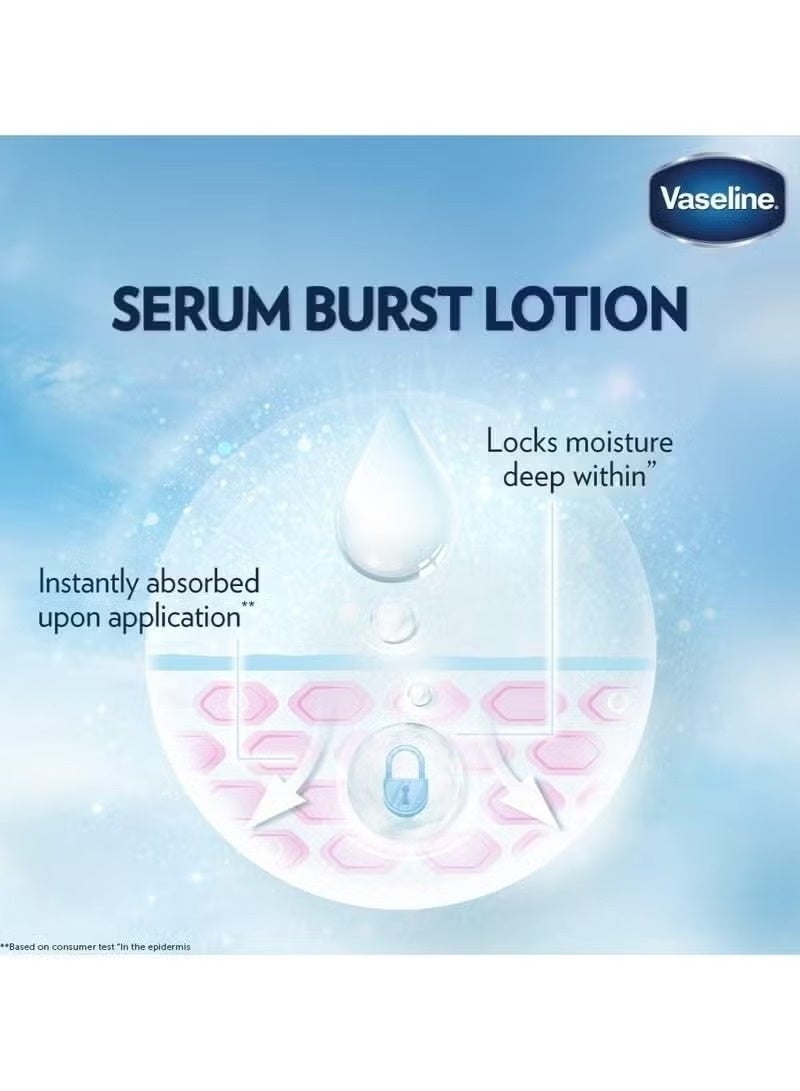 Vaseline Healthy Bright Gluta-Hya Serum Burst UV Lotion Flawless Bright 330ml - Image 5