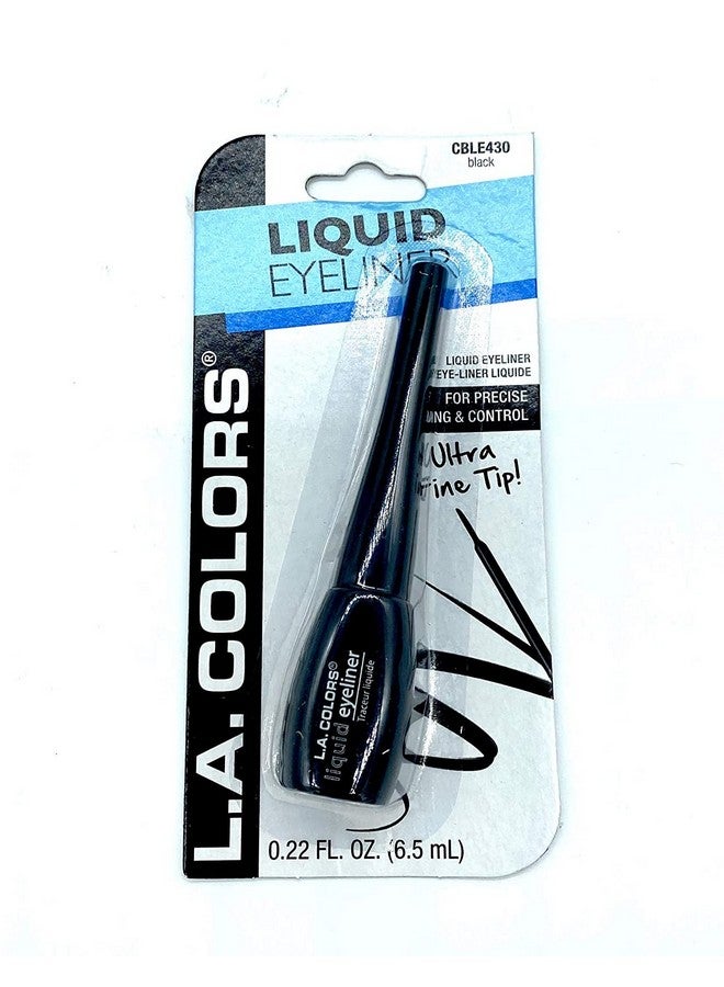 La Colors Expressions Liquid Eyeliner, Ble430 Black, 0.22 Oz