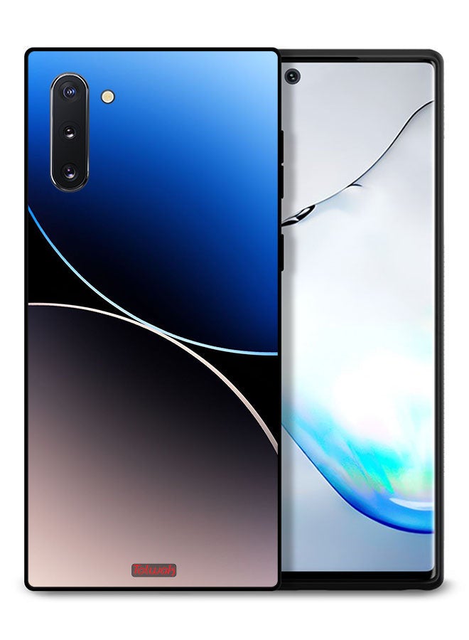 Tolwak Samsung Galaxy Note 10 Protective Case Cover Curve Lines Pattern - Image 1