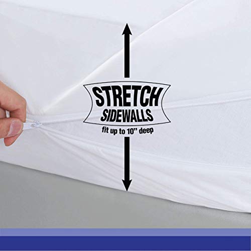 Bed Bug Blocker All-in- 1 Mattress Encasement, Full, White - Image 5