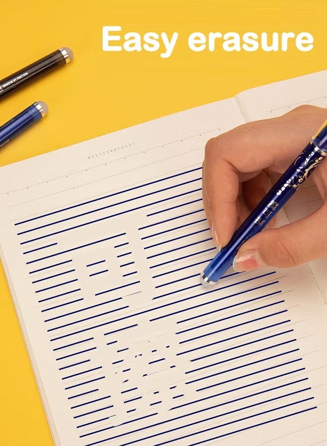 وينر أقلام جل قابلة للسحب والمسح، برأس رفيع 0.5 مم، أحبار للرسم والكتابة، عبوة من 12 قلمًا - Image 4