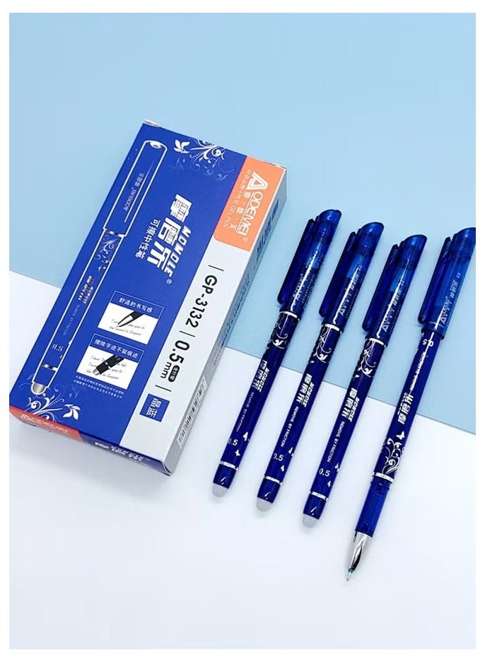 وينر أقلام جل قابلة للسحب والمسح، برأس رفيع 0.5 مم، أحبار للرسم والكتابة، عبوة من 12 قلمًا - Image 2