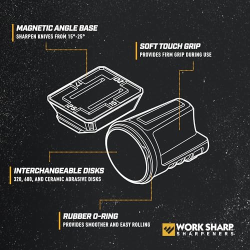 Work Sharp Rolling Knife Sharpener- 4 Sharpening Angles - For All Kitchen Knife Sets - Image 3
