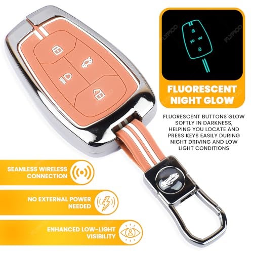 Coll of Fest Car Key Cover Compatible with Tata Nexon, Harrier | Safari | Altroz | Tigor | Ev | Punch | Tiago Ev Electric 4-Button Smart Key (Transformer Armour Series) - Image 3