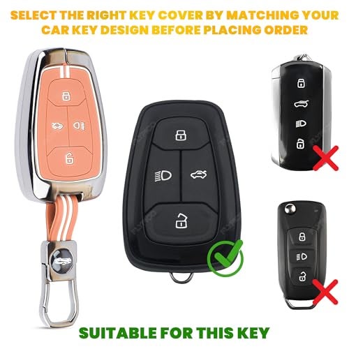 Coll of Fest Car Key Cover Compatible with Tata Nexon, Harrier | Safari | Altroz | Tigor | Ev | Punch | Tiago Ev Electric 4-Button Smart Key (Transformer Armour Series) - Image 2