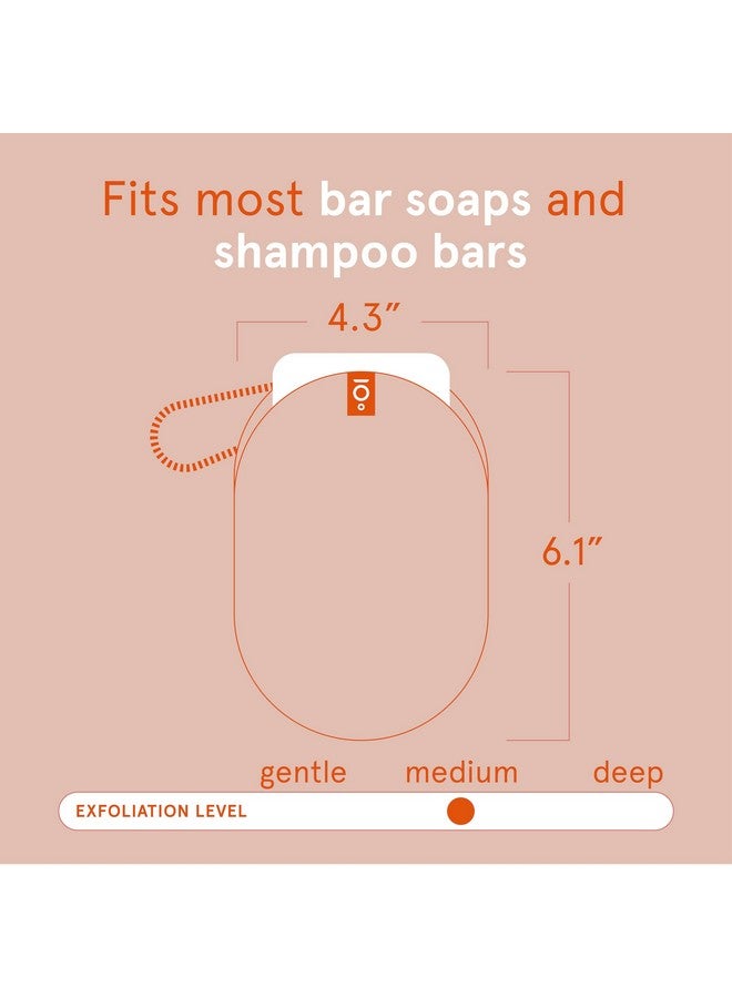 كلين لوجيك صابون مقشر للجسم والحمام من كلين لوجيك، حقيبة مقشر ومنظف، روتين يومي للعناية بالبشرة للحصول على بشرة ناعمة ونظيفة، ألوان متنوعة، عبوة اقتصادية من 3 قطع - Image 3