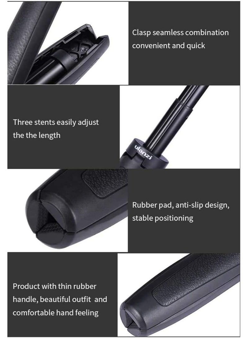 Ulanzi MT-09 Extension Pole Tripod, Mini Selfie Stick Tripod Stand Handle Grip for GoPro 8 7 6 5 4 Max DJI OSMO Action Insta360 One X SJCAM Vlogging - Image 4