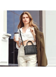 Kattee Genuine Leather Crossbody Bags For Women Trendy Small Soft Shoulder Purses And Handbags Black  - Image 2