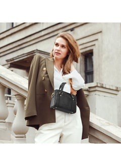 Kattee Genuine Leather Crossbody Bags For Women Trendy Small Soft Shoulder Purses And Handbags Black  - Image 3