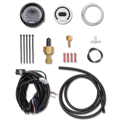 Gelessy 30-35 PSI Boost Gauge 30-4406, 52mm(2-1/16"), Digital Turbo Boost/Vacuum Gauge, Boost Pressure Gauge, Digital Boost Display Gauge Kit, 0-5V Analog Output - Image 1