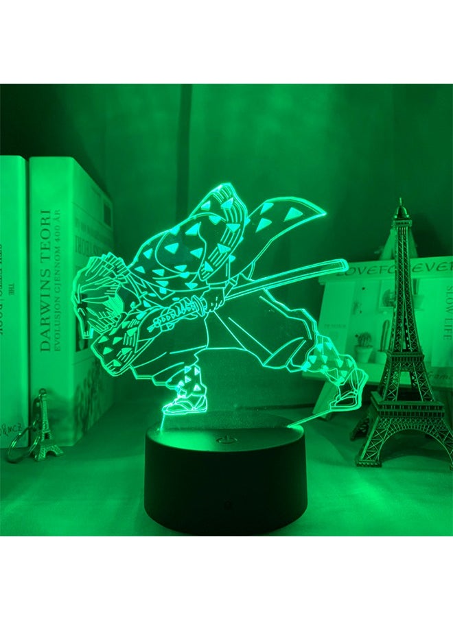 GRKC LED Touch Control Night Light, Acrylic, 16 Colors, USB Powered, Bedroom, Desk Decoration, Multi-Color LED Lamp，DM04  - Image 4