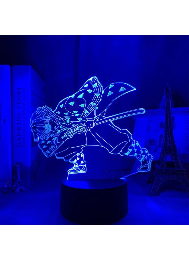 GRKC LED Touch Control Night Light, Acrylic, 16 Colors, USB Powered, Bedroom, Desk Decoration, Multi-Color LED Lamp，DM04  - Image 5