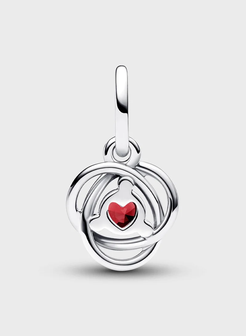 PANDORA True Red Eternity Circle Dangle Charm