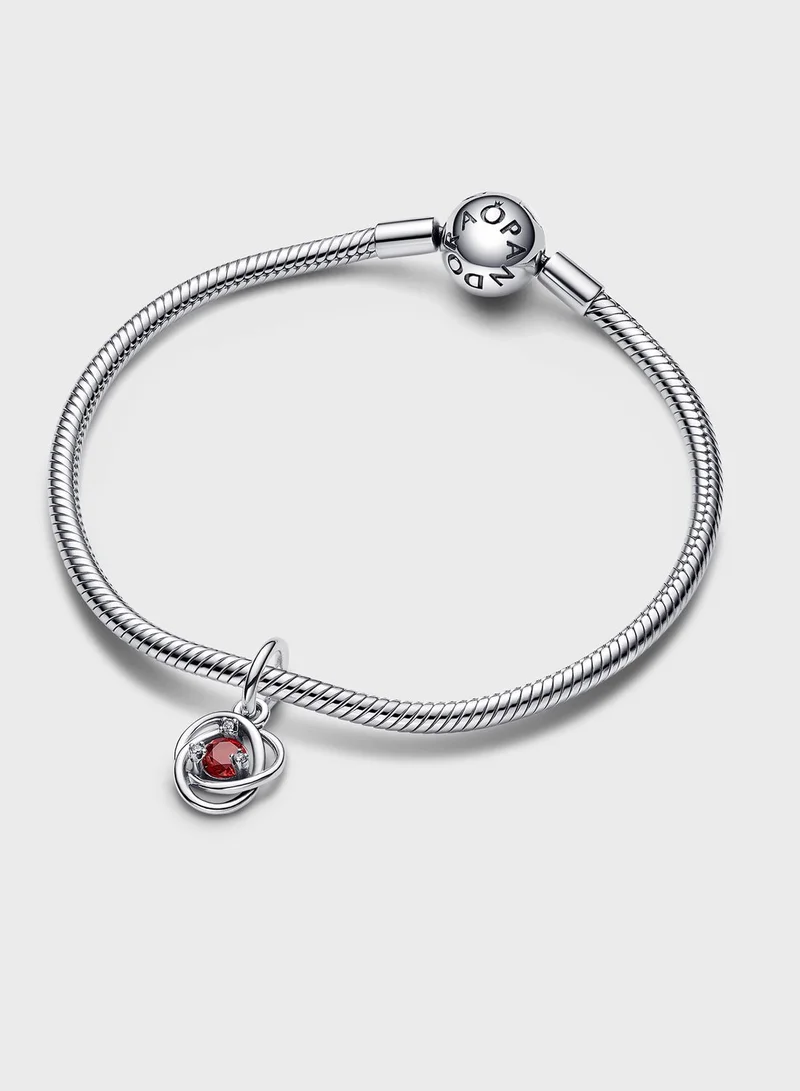 PANDORA True Red Eternity Circle Dangle Charm