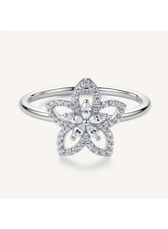 روساتو Gaia Sterling Flower Ring