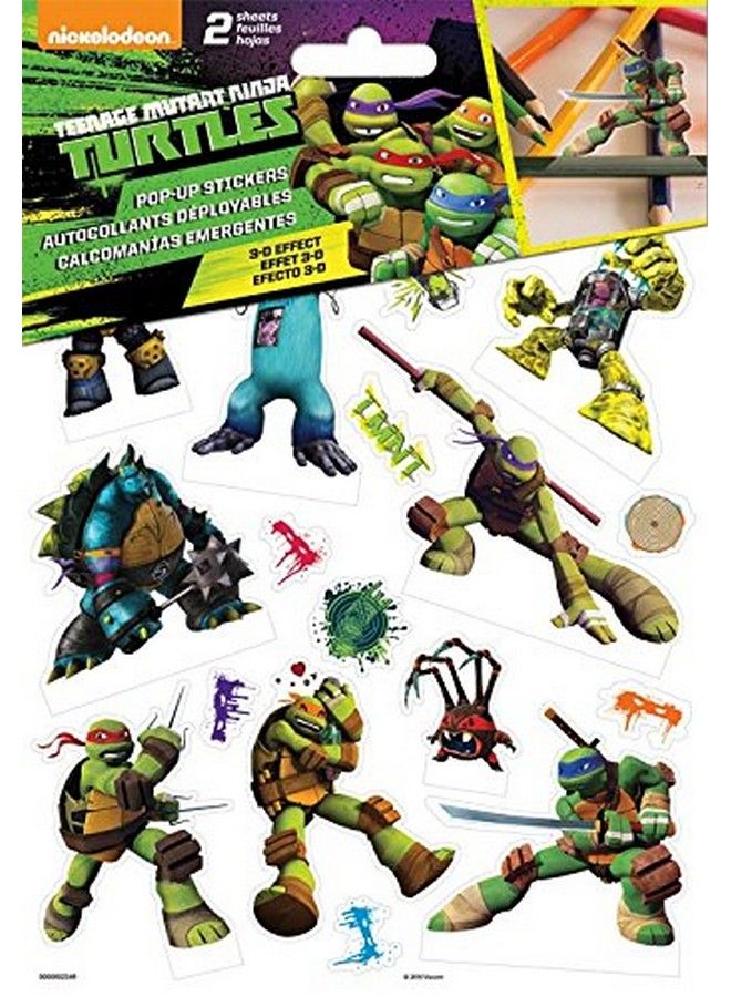 Bendon Publishing Teenage Mutant Ninja Turtles Stickers Party Favor Set ~ Bundle Includes Over 200 Tmnt Stickers For Boys Kids (14 Sticker Sheets Tmnt Party Supplies) - Image 3