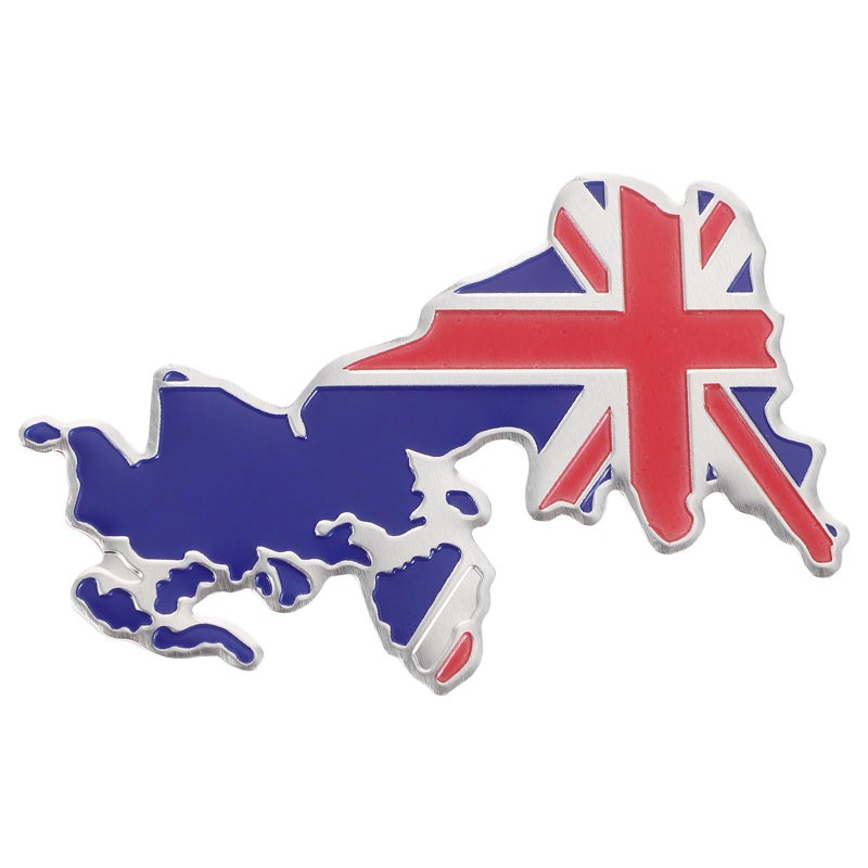3D Aluminum Alloy British Flag Car Emblem Sticker Universal Fit Exterior Decoration - Image 2