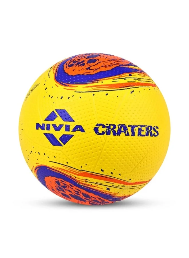 نيفيا Nivia Craters Molded Volleyball - Orange/Purple