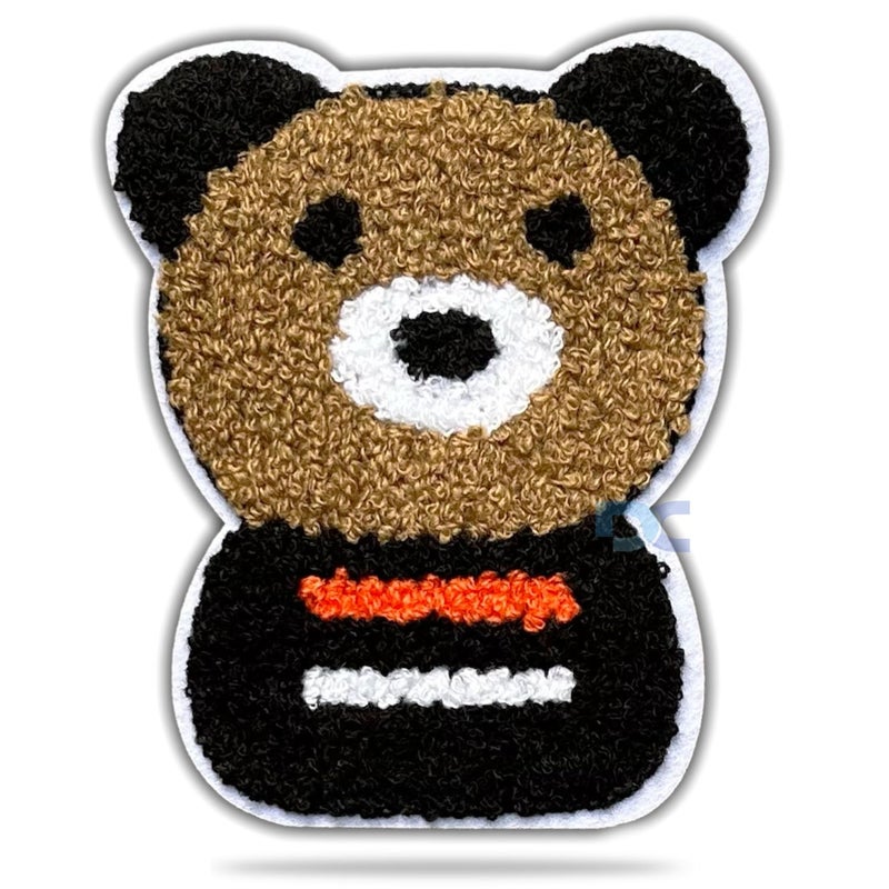 Daily Crafts Daily Crafts Unisex Sew on Embroidered Denim Jacket Jeans Dress Patch for Clothing Hey Teddy BearH 12Cm W 10Cm 